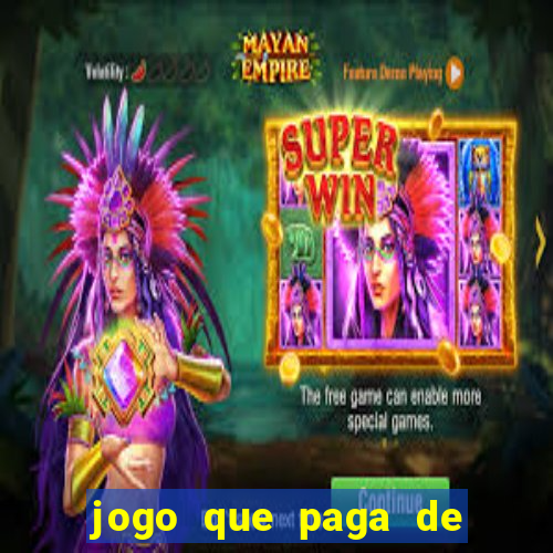 jogo que paga de verdade no pix